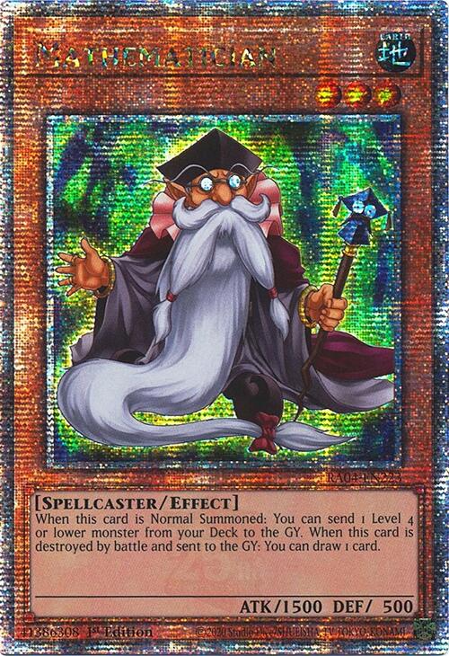 Mathematician [RA04-EN223] Quarter Century Secret Rare | Chromatic Games