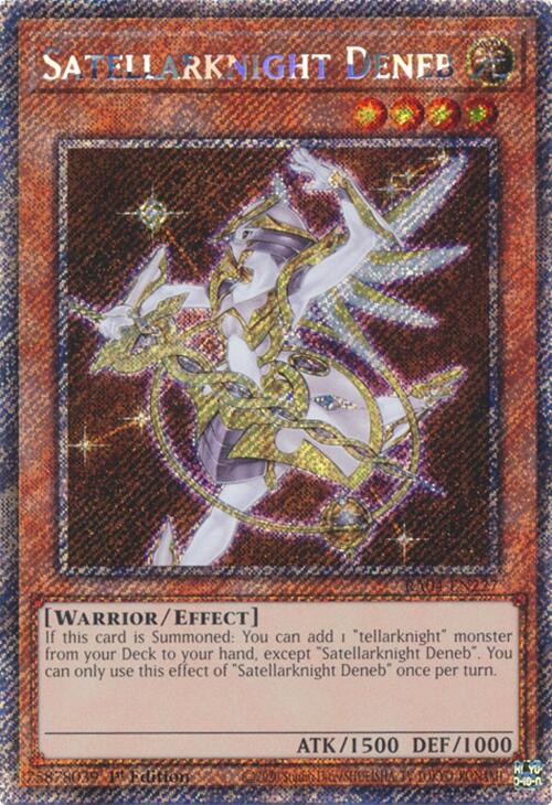 Satellarknight Deneb [RA04-EN227] Platinum Secret Rare | Chromatic Games