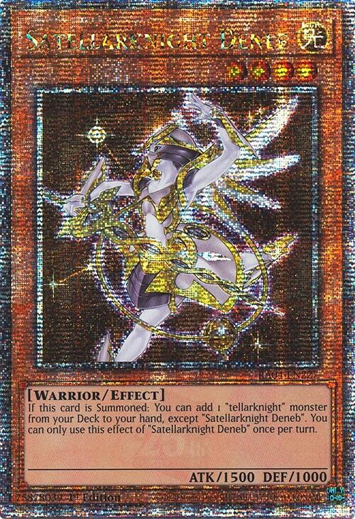 Satellarknight Deneb [RA04-EN227] Quarter Century Secret Rare | Chromatic Games