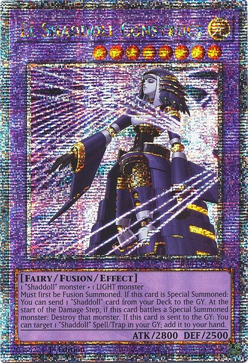 El Shaddoll Construct (Alternate Art) [RA04-EN229] Quarter Century Secret Rare | Chromatic Games