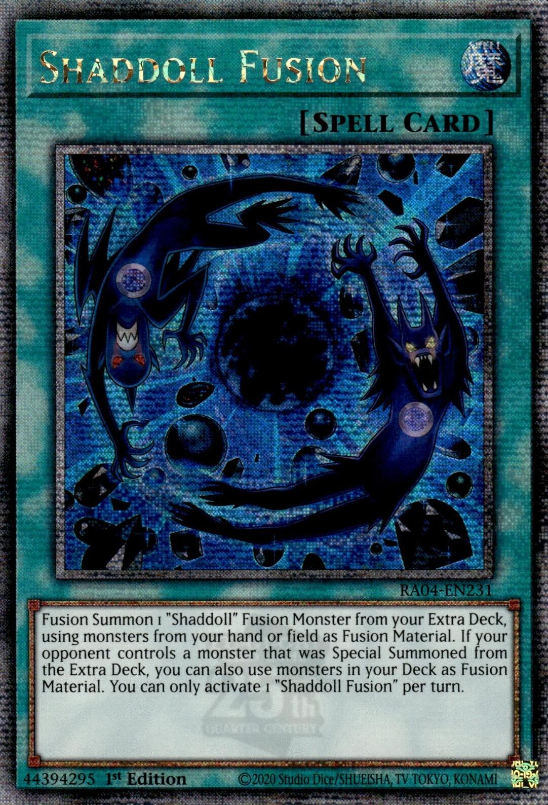 Shaddoll Fusion [RA04-EN231] Quarter Century Secret Rare | Chromatic Games