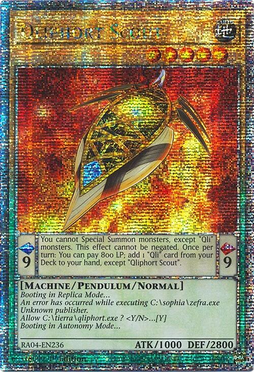 Qliphort Scout [RA04-EN236] Quarter Century Secret Rare | Chromatic Games