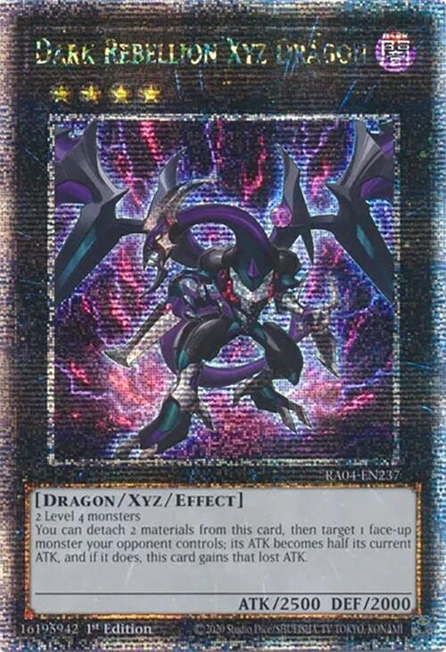 Dark Rebellion Xyz Dragon [RA04-EN237] Quarter Century Secret Rare | Chromatic Games
