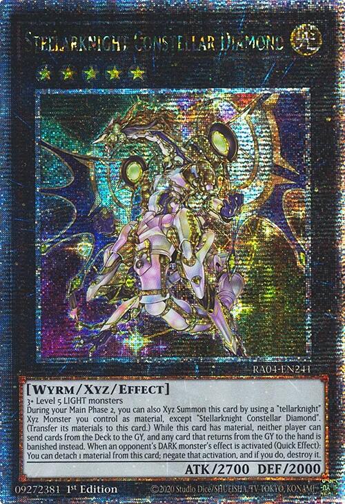 Stellarknight Constellar Diamond [RA04-EN241] Quarter Century Secret Rare | Chromatic Games