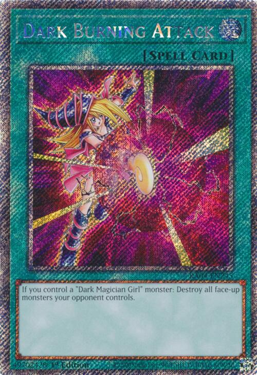Dark Burning Attack [RA04-EN245] Platinum Secret Rare | Chromatic Games
