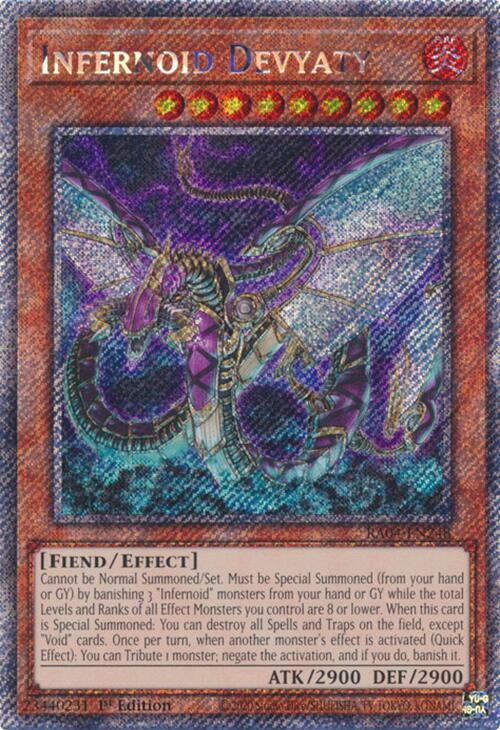 Infernoid Devyaty [RA04-EN248] Platinum Secret Rare | Chromatic Games