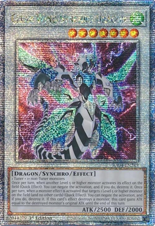 Clear Wing Synchro Dragon [RA04-EN249] Quarter Century Secret Rare | Chromatic Games