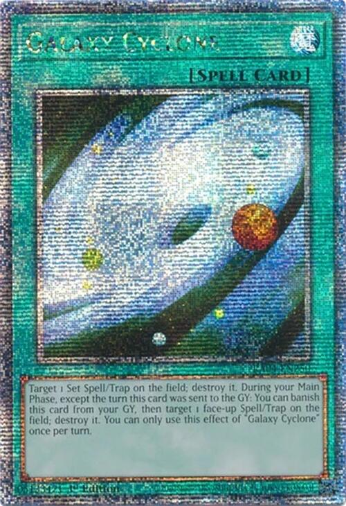 Galaxy Cyclone [RA04-EN250] Quarter Century Secret Rare | Chromatic Games
