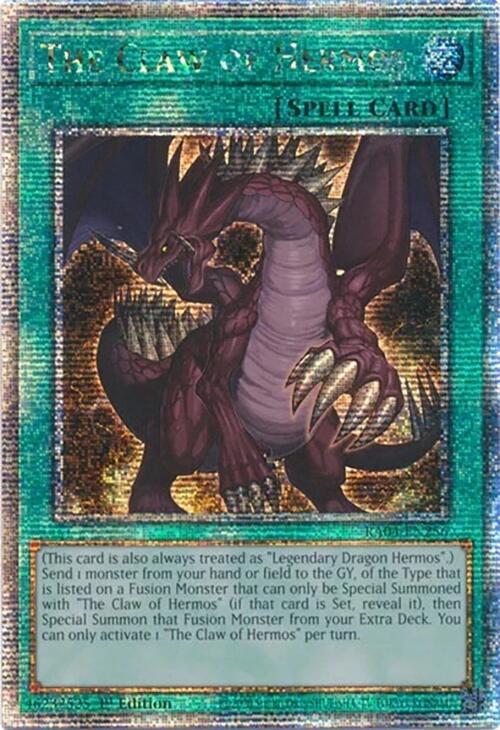 The Claw of Hermos [RA04-EN256] Quarter Century Secret Rare | Chromatic Games