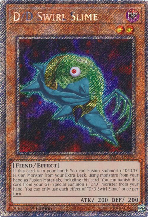 D/D Swirl Slime [RA04-EN258] Platinum Secret Rare | Chromatic Games