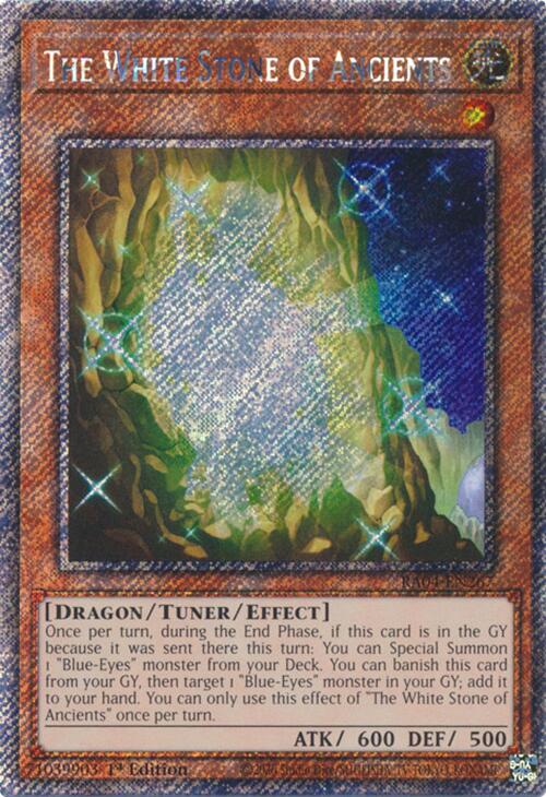 The White Stone of Ancients [RA04-EN267] Platinum Secret Rare | Chromatic Games