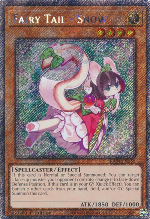 Fairy Tail - Snow [RA04-EN269] Platinum Secret Rare | Chromatic Games