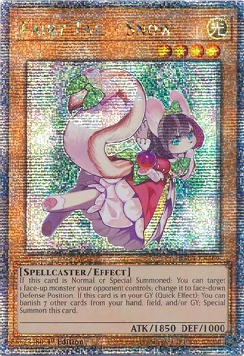 Fairy Tail - Snow [RA04-EN269] Quarter Century Secret Rare | Chromatic Games