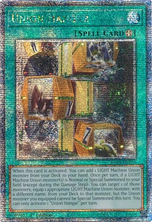 Union Hangar [RA04-EN270] Quarter Century Secret Rare | Chromatic Games