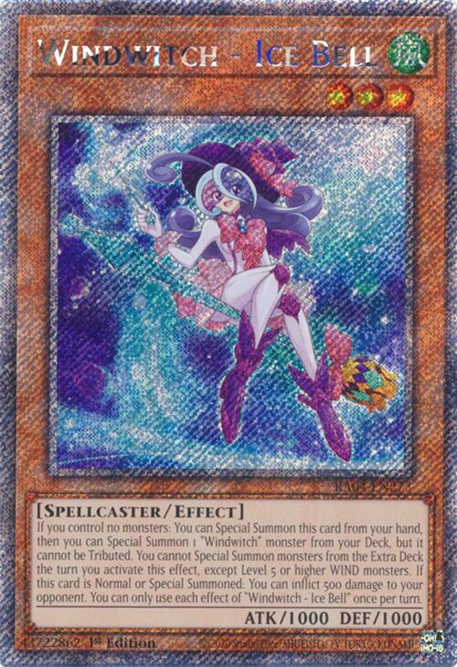 Windwitch - Ice Bell [RA04-EN273] Platinum Secret Rare | Chromatic Games