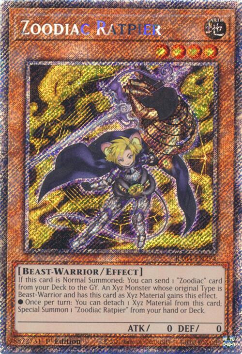 Zoodiac Ratpier [RA04-EN274] Platinum Secret Rare | Chromatic Games