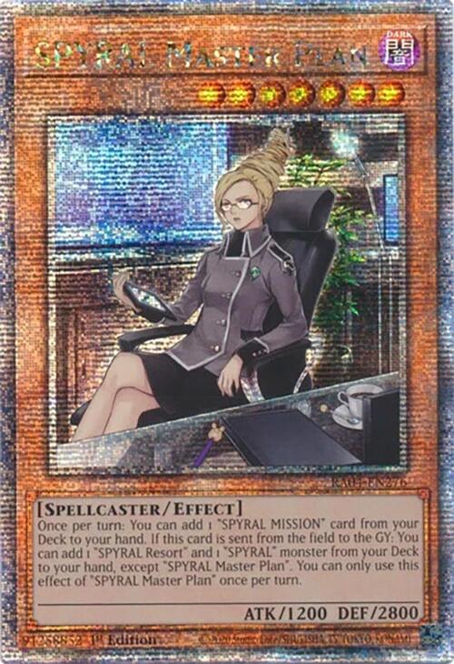 SPYRAL Master Plan [RA04-EN276] Quarter Century Secret Rare | Chromatic Games
