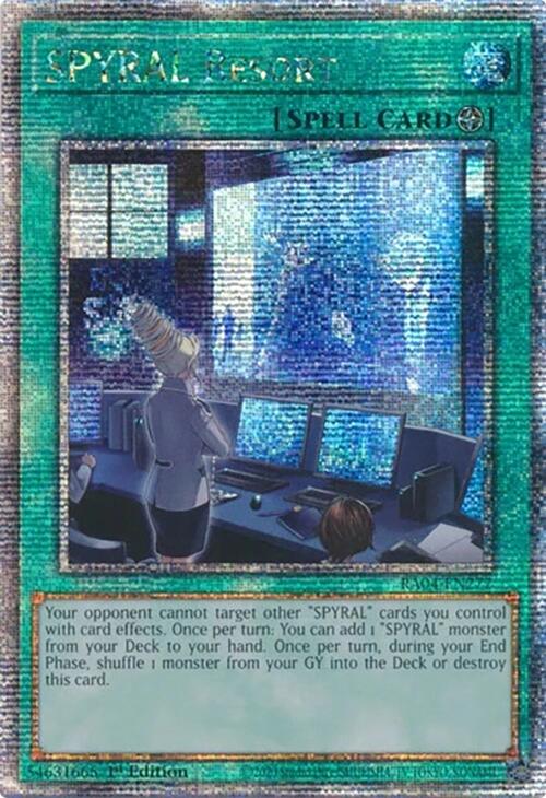 SPYRAL Resort [RA04-EN277] Quarter Century Secret Rare | Chromatic Games