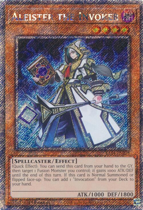 Aleister the Invoker [RA04-EN278] Platinum Secret Rare | Chromatic Games