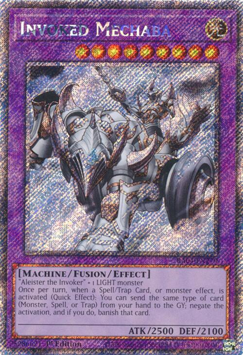 Invoked Mechaba [RA04-EN279] Platinum Secret Rare | Chromatic Games