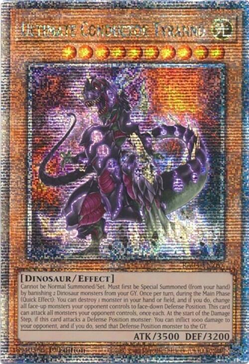Ultimate Conductor Tyranno [RA04-EN287] Quarter Century Secret Rare | Chromatic Games