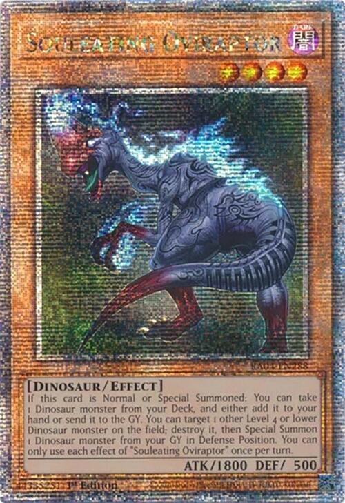 Souleating Oviraptor [RA04-EN288] Quarter Century Secret Rare | Chromatic Games