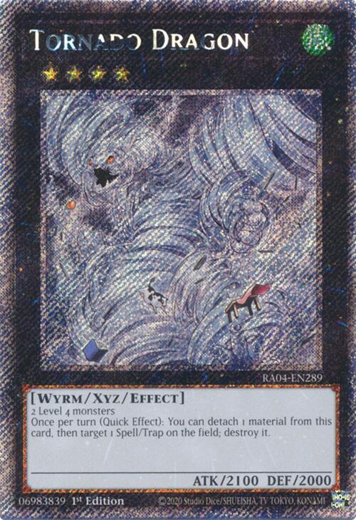 Tornado Dragon [RA04-EN289] Platinum Secret Rare | Chromatic Games