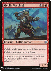 Goblin Warchief [The List] | Chromatic Games