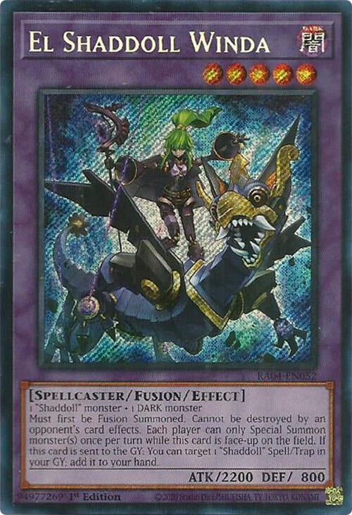 El Shaddoll Winda [RA04-EN052] Secret Rare | Chromatic Games