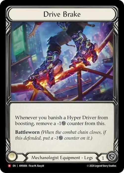 Drive Brake [AMX006] (Armory Deck: Maxx Nitro)  Rainbow Foil | Chromatic Games