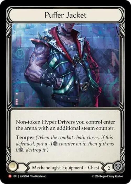 Puffer Jacket [AMX004] (Armory Deck: Maxx Nitro)  Rainbow Foil | Chromatic Games