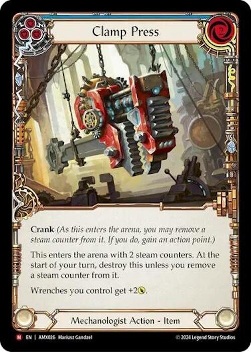 Clamp Press [AMX026] (Armory Deck: Maxx Nitro) | Chromatic Games