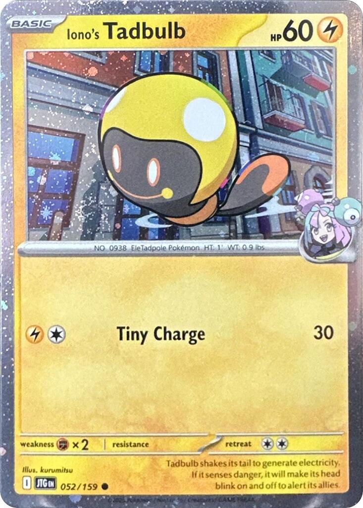 Iono's Tadbulb (052/159) (Cosmos Holo) [Scarlet & Violet: Journey Together] | Chromatic Games