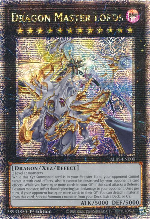 Dragon Master Lords [ALIN-EN000] Quarter Century Secret Rare | Chromatic Games