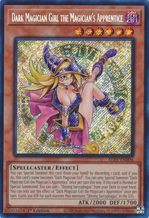 Dark Magician Girl the Magician's Apprentice [ALIN-EN004] Secret Rare | Chromatic Games
