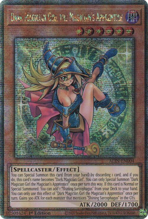 Dark Magician Girl the Magician's Apprentice [ALIN-EN004] Quarter Century Secret Rare | Chromatic Games