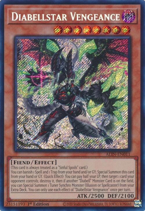 Diabellstar Vengeance [ALIN-EN011] Secret Rare | Chromatic Games