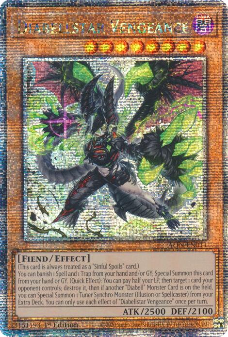 Diabellstar Vengeance [ALIN-EN011] Quarter Century Secret Rare | Chromatic Games