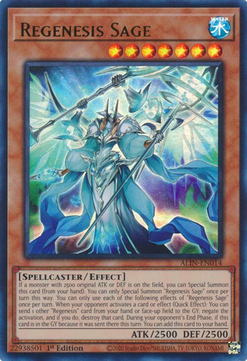 Regenesis Sage [ALIN-EN014] Ultra Rare | Chromatic Games