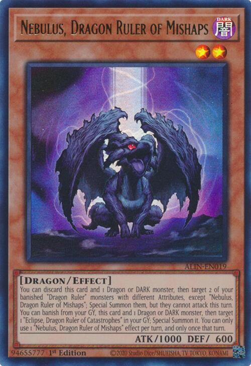Nebulus, Dragon Ruler of Mishaps [ALIN-EN019] Ultra Rare | Chromatic Games