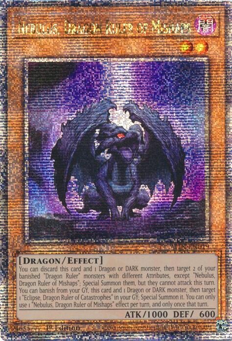 Nebulus, Dragon Ruler of Mishaps [ALIN-EN019] Quarter Century Secret Rare | Chromatic Games