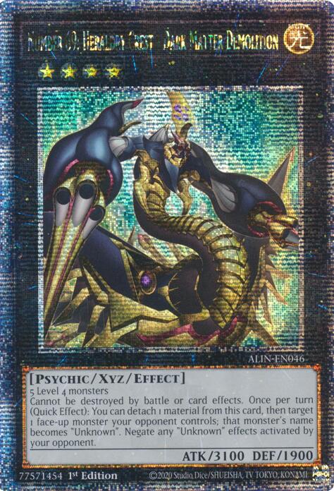 Number 69: Heraldry Crest - Dark Matter Demolition [ALIN-EN046] Quarter Century Secret Rare | Chromatic Games