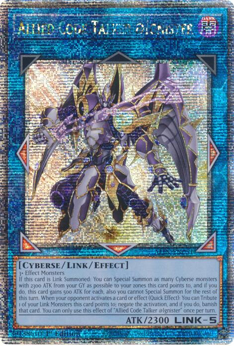 Allied Code Talker @Ignister [ALIN-EN051] Quarter Century Secret Rare | Chromatic Games
