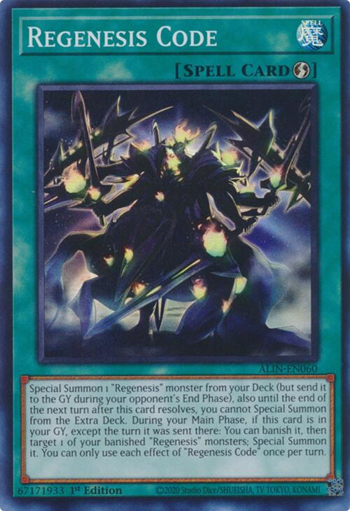 Regenesis Code [ALIN-EN060] Super Rare | Chromatic Games