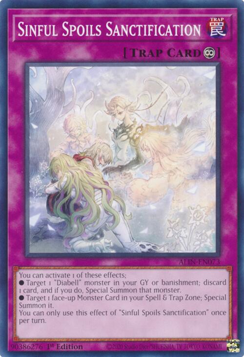 Sinful Spoils Sanctification [ALIN-EN073] Common | Chromatic Games