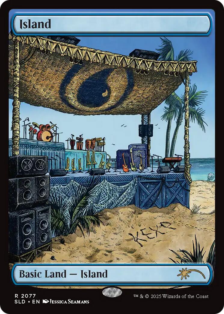 Island (2077) [Secret Lair Drop Series] | Chromatic Games