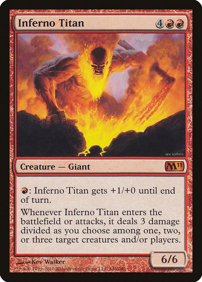 Inferno Titan 146/249 (Magic 2011 (M11))  | Chromatic Games