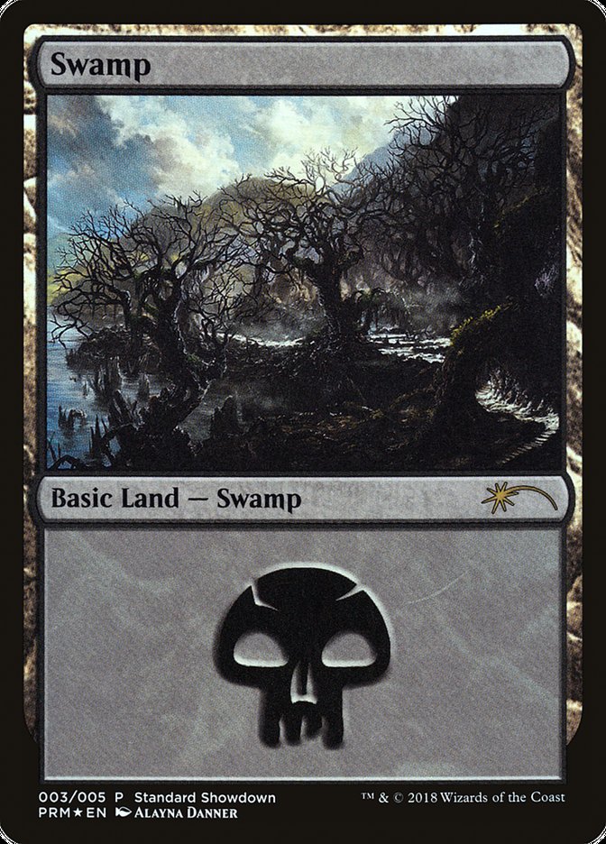 Swamp (Alayna Danner) [Standard Showdown Promos] | Chromatic Games