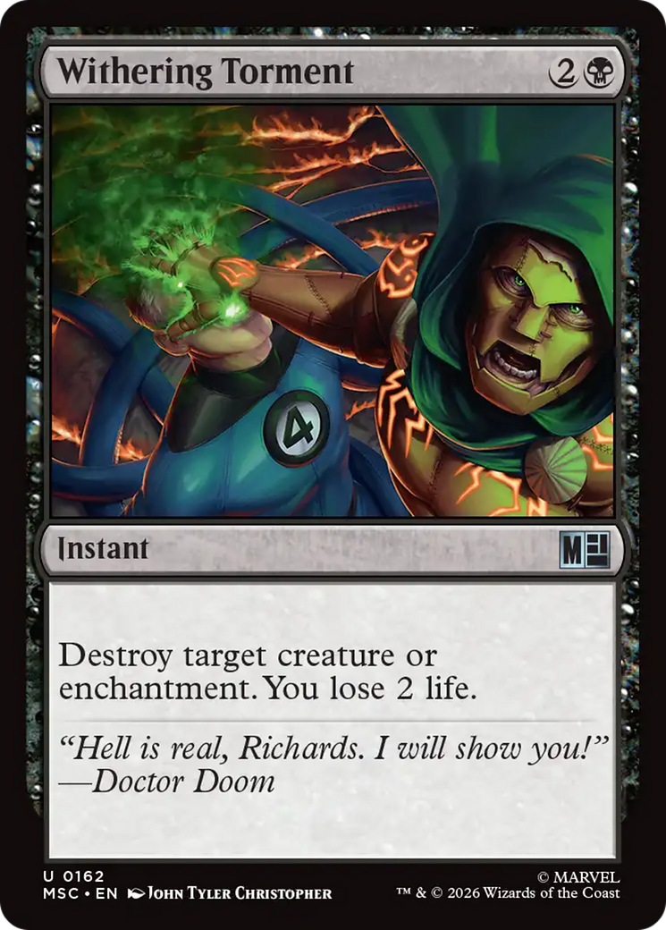 Withering Torment (Surge Foil) [Marvel Super Heroes Commander] | Chromatic Games