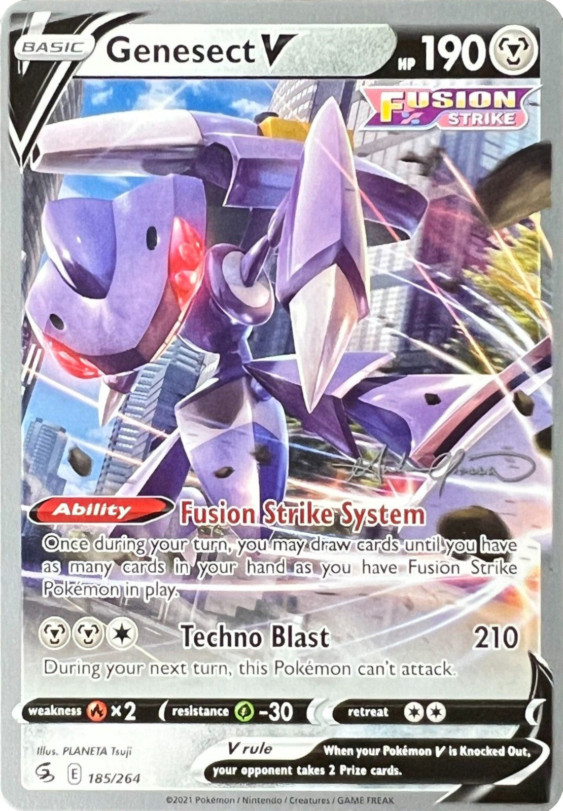 Genesect V (185/264) (The Shape of Mew - Andre Chiasson) [World Championships 2022] | Chromatic Games